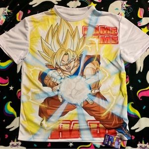 Dragon Ball Z Officially Licensed Goku Kamehameha shirt NWT